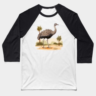 Ostrich Baseball T-Shirt